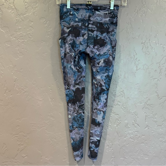 lululemon athletica Pants - lululemon athletica Blue, Lavender and Black Leggings - 4